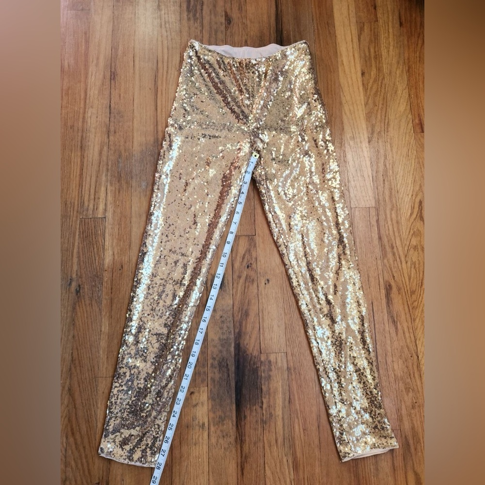 Verty Gold Sequin Pants